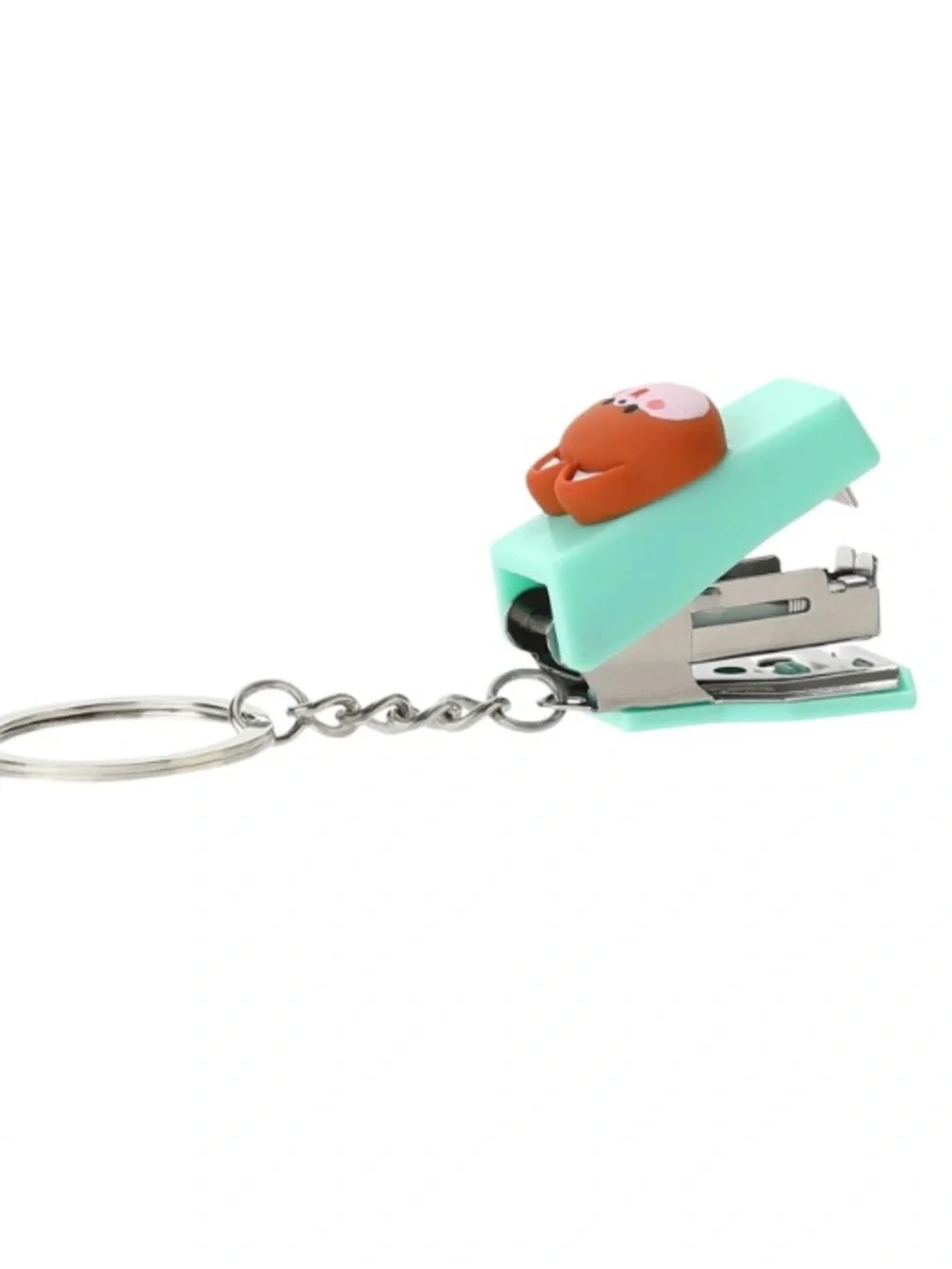 Mini Stapler Keychain - Green